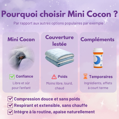Lemounou - Mini Cocon - Un cocon qui aide le corps à se détendre.