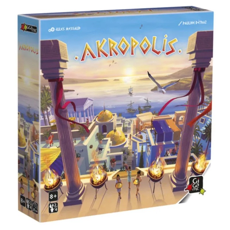 Boîte du jeu Akropolis