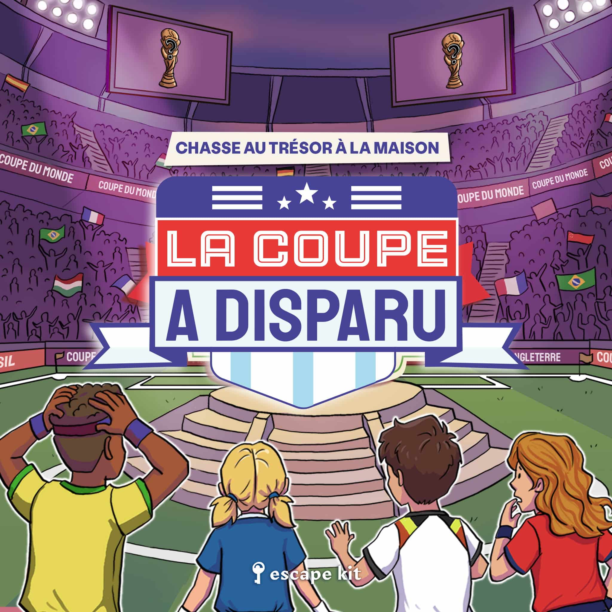 Chasse au trésor La coupe du monde a disparu d'Escape Kit