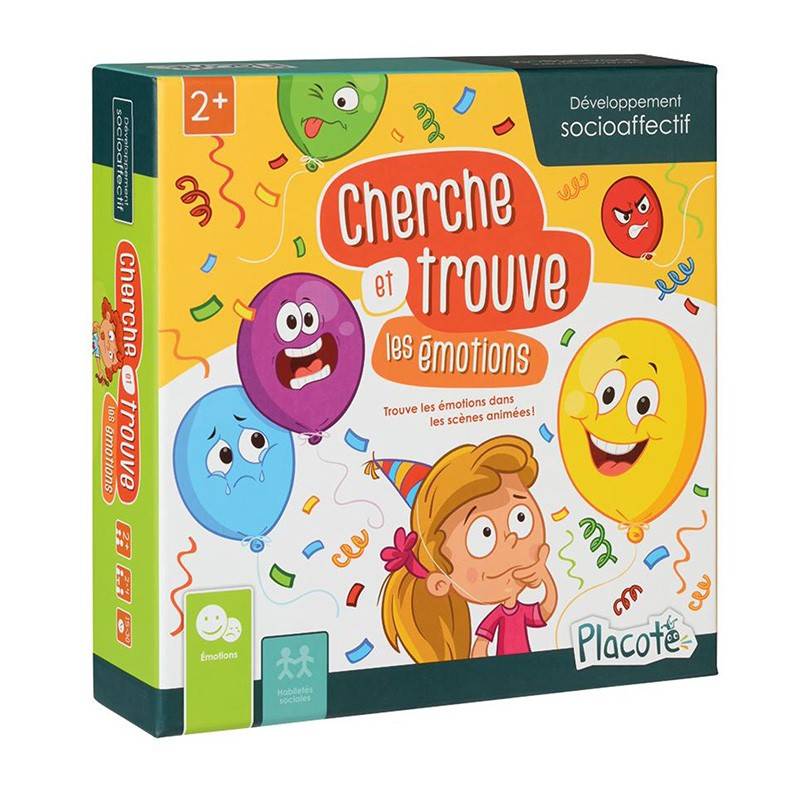 Boîte du jeu Cherche et trouve les émotions