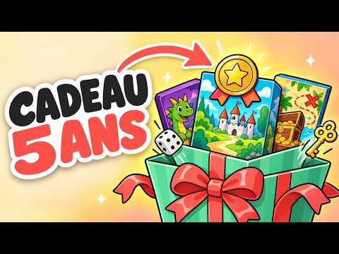 Cadeau pour un enfant de 5 ans : 5 jeux de société primés