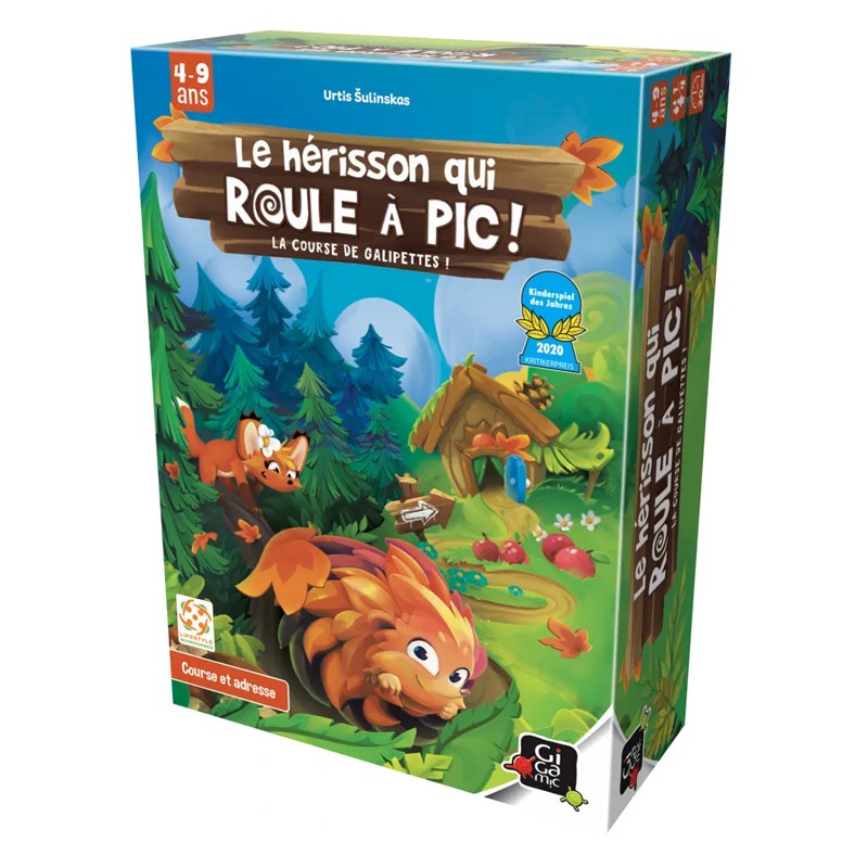 Boîte du jeu Le Hérisson qui roule à pic