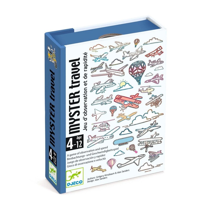 Boîte du jeu Myster Travel de Djeco